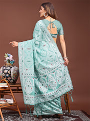 Graceful Printed Saree - A Symphony of Culture and Feminine Charm