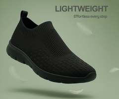 ZONIC Mens Lightweight Knit Sneakers with Memory Insole | Breathable, Anti-Skid Running, Walking & Gym Shoes