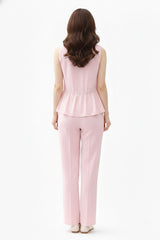 Round Neck Top & Trousers Co-Ords