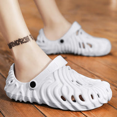 Extra Soft Men's Casual Sports Clogs/Sandals with Adjustable Back Strap for Adult | Comfortable & Lightweight
