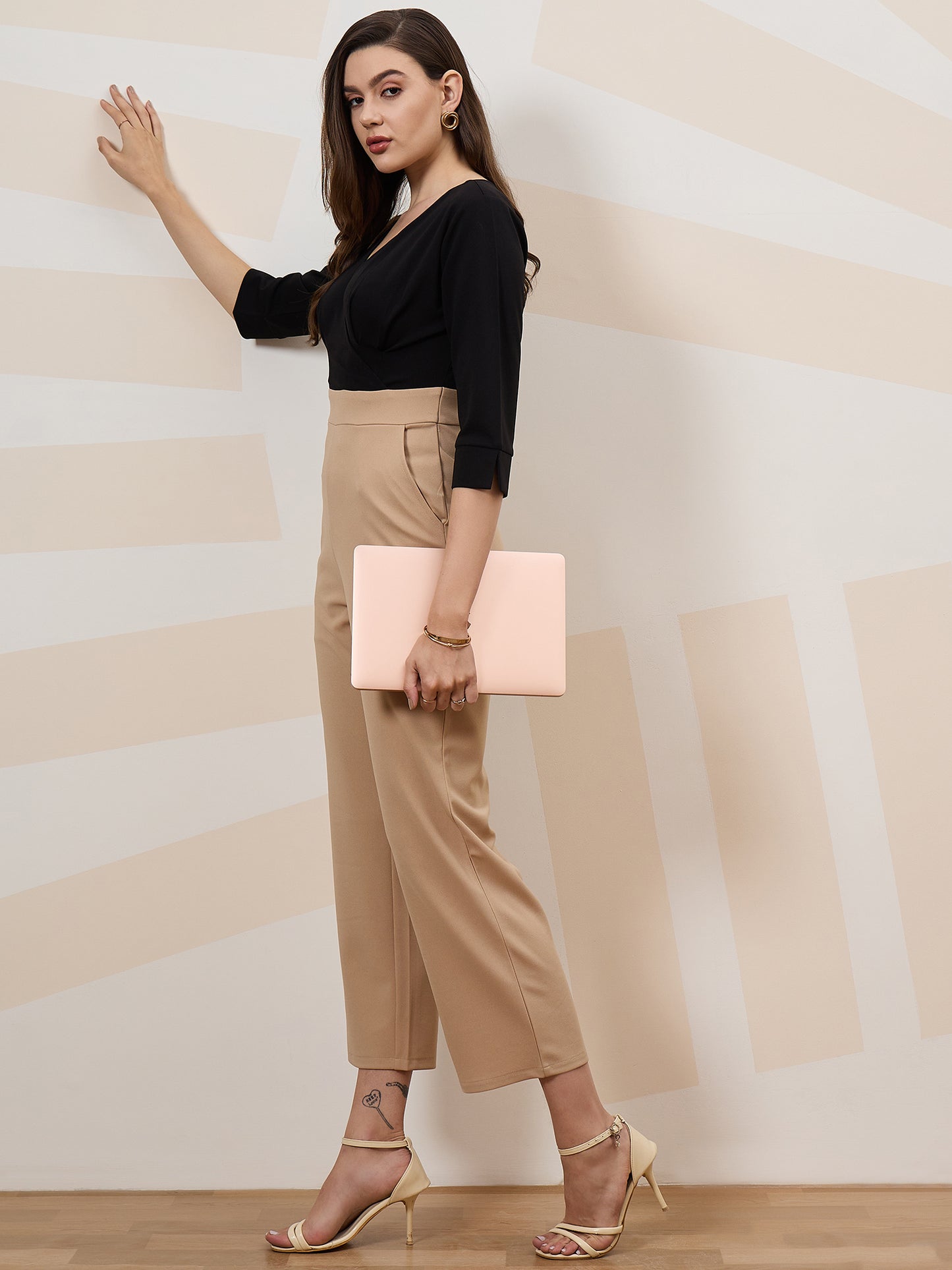 Colourblocked Basic Jumpsuit