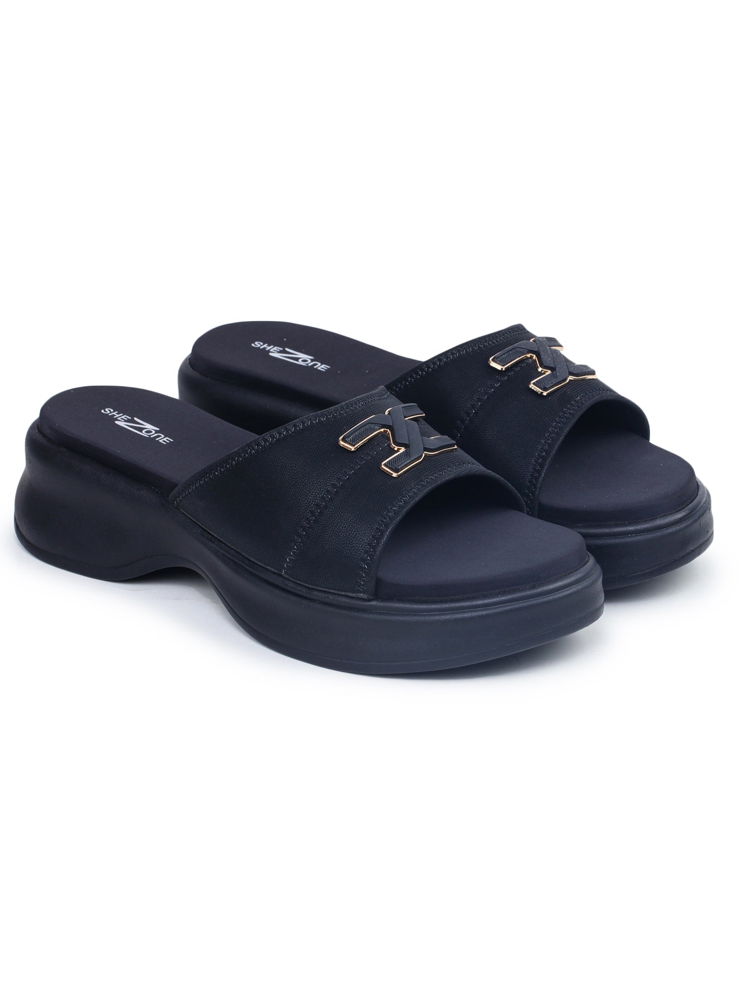 Casual Open Back Round Toe Heels