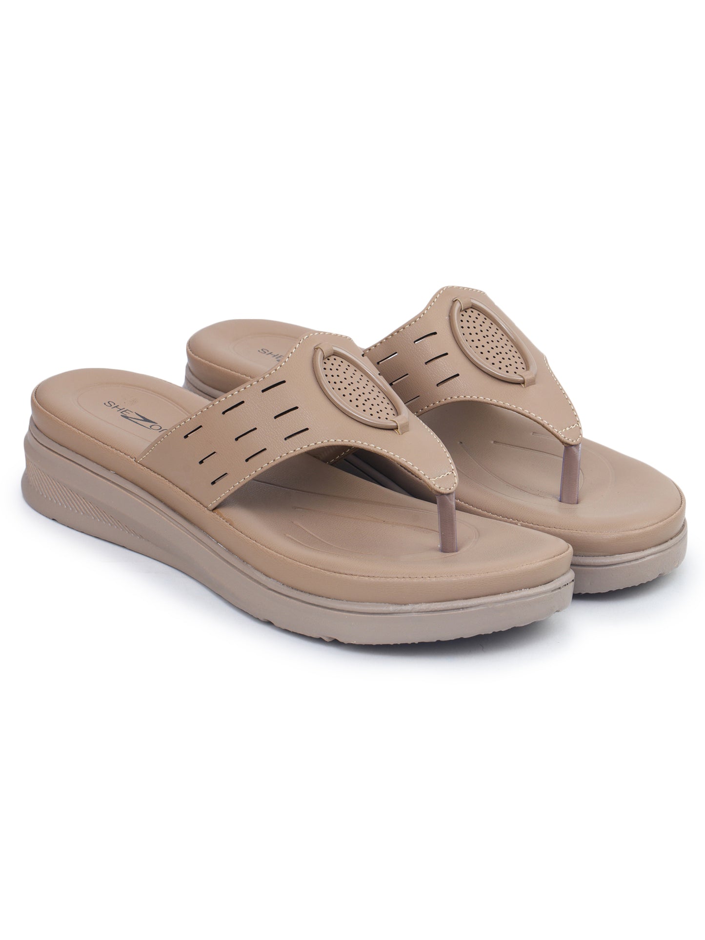 Casual Fashion Sandals Open Back Flatform Heels