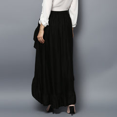 Women's Rayon Fuchsia Skirt Pants