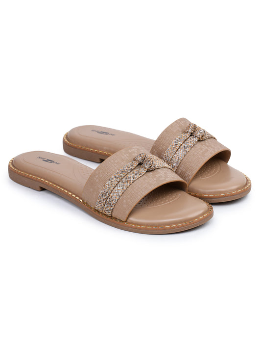 Casual Fashion Slip-On Open Toe Flats