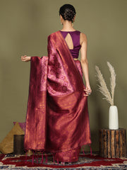 Majestic Red & Teal Silk Saree with Rich Woven Pallu – A Regal Touch for Special Moments