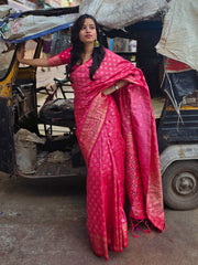 Majestic Light Pink Pure Kanjivaram Silk Saree | Bridal Heritage Collection | Limited Edition