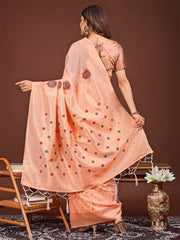 Elegant Woven Work Saree - A Whiff of Tradition Wrapped in Grace