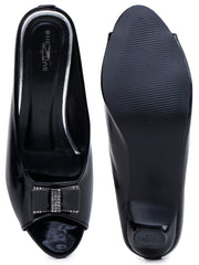 Casual Fashion Sandals Open Back Kitten Heels