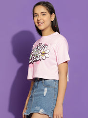 Girls Cotton Crop Top