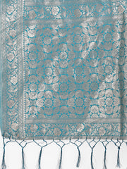 Elegant Linen Cotton Saree with Zari Woven Border and Pallu - Soft Lightweight Saree for Daily, Festive & Office Wear