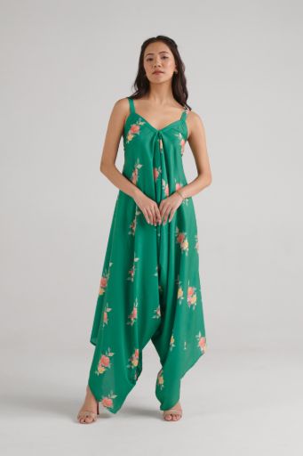 Jade Green Palazzo Jumpsuit