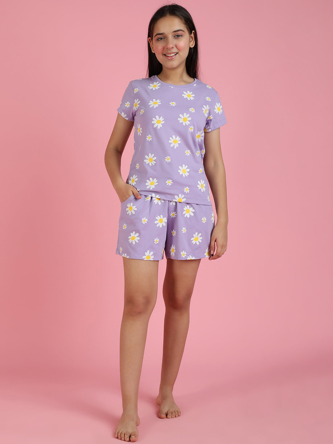Girls Cotton Night Suits