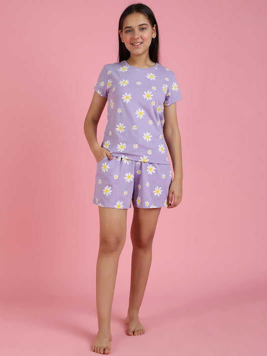 Girls Cotton Night Suits