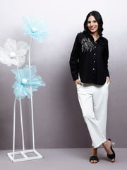 Women Opaque Party Regular Fit Shirt