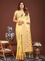 Elegant Woven Work Saree - A Whiff of Tradition Wrapped in Grace