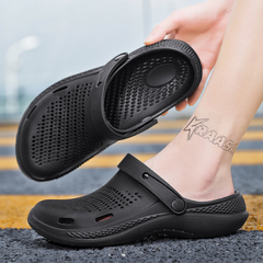 Men's Lightweight Extra Soft Men's Classic Casual Sports Clogs/Sandals with Adjustable Back Strap for Adult