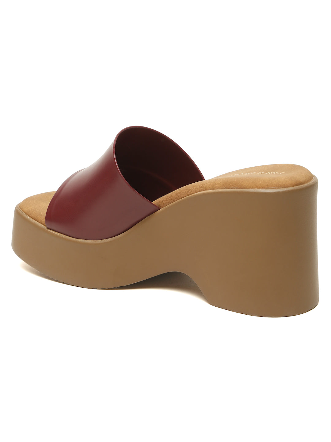 Fashion Fashion Open Back Wedge Pumps