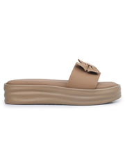 Casual Fashion Sandals Open Back Flatform Heels