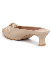 Casual Fashion Sandals Open Back Kitten Heels