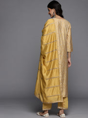 Women Turquoise Blue Strap Style Kurta Paired With Tonal Bottom And Tonal Dupatta