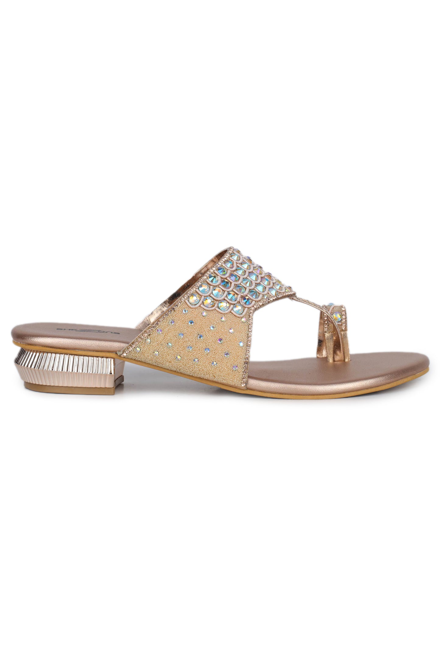 Casual Fashion Sandals 1 Inch Block Open Back Round Toe Heels