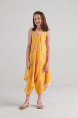 Amber Yellow Palazzo Jumpsuit Kids