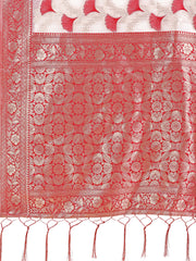 Elegant Linen Cotton Saree with Zari Woven Border and Pallu - Soft Lightweight Saree for Daily, Festive & Office Wear
