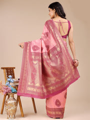 Graceful Light Green Silk Saree – Subtle Sophistication for Every Occasion
