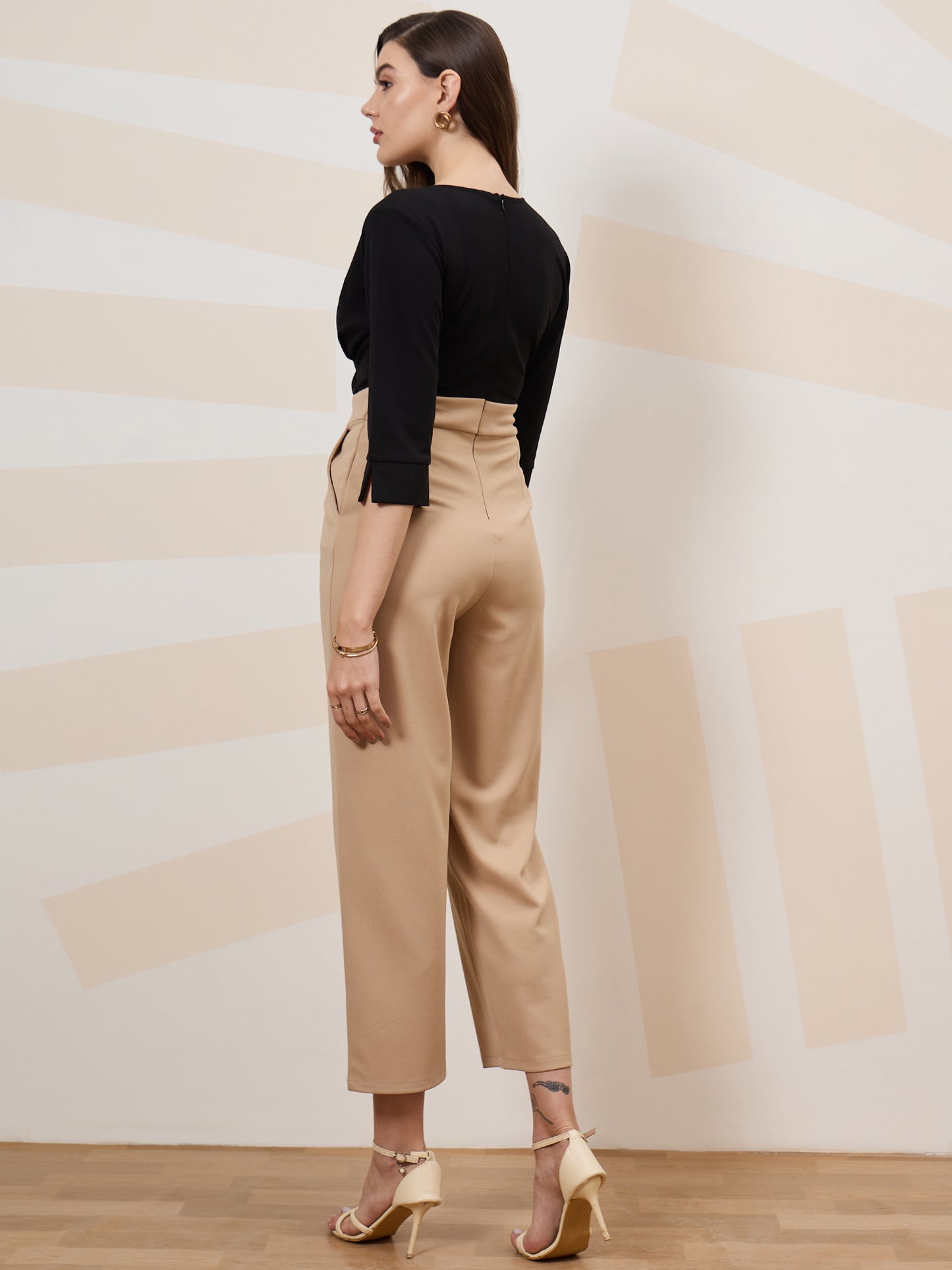 Colourblocked Basic Jumpsuit