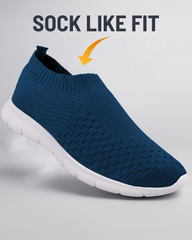 ZONIC Mens Lightweight Knit Sneakers with Memory Insole | Breathable, Anti-Skid Running, Walking & Gym Shoes