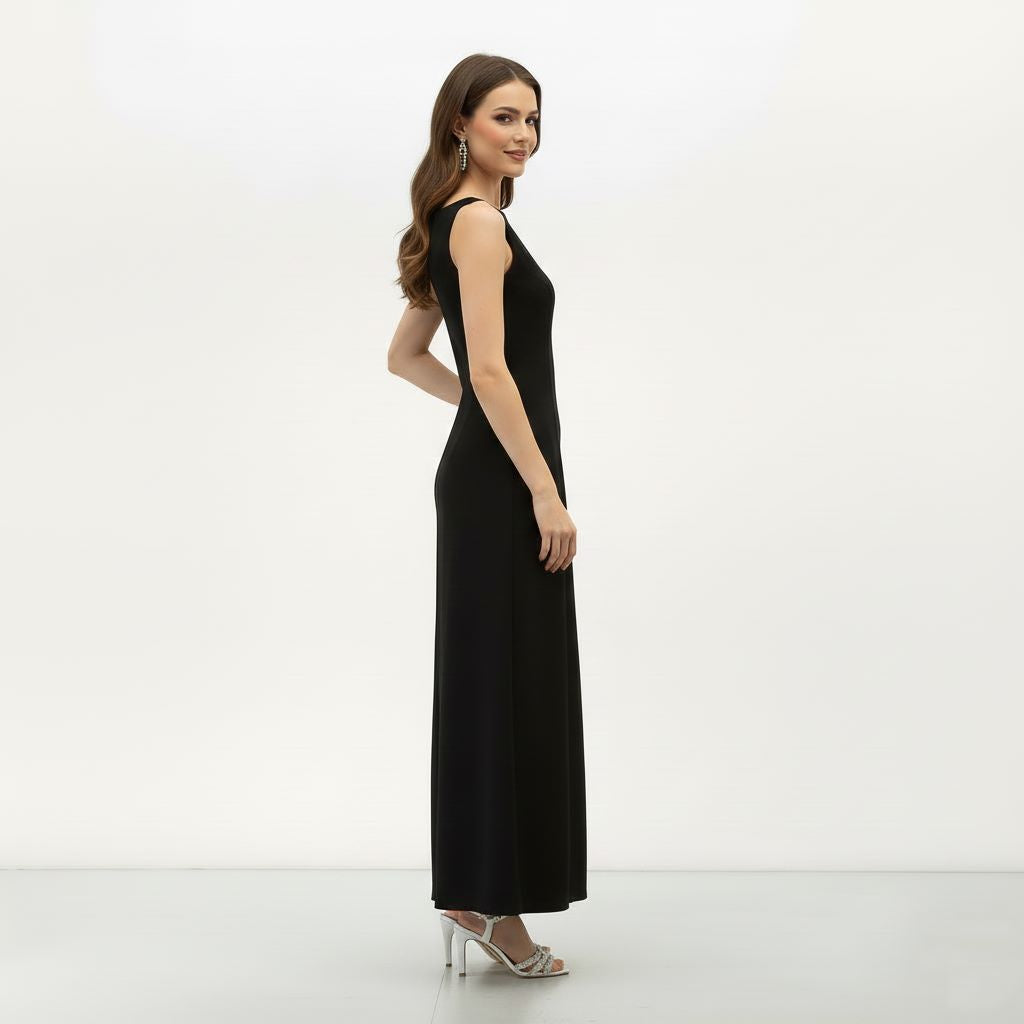 Black-Red Cocktail Dress-ADR-19819