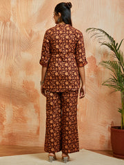 Women's Rust Co ords Set