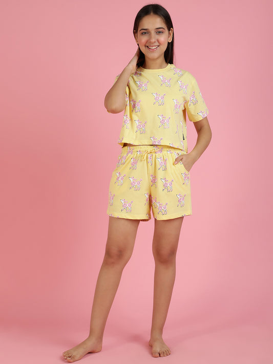 Girls Cotton Night Suits