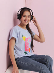 Girls Cotton Crop Top