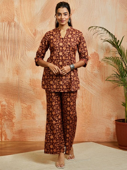 Women's Rust Co ords Set