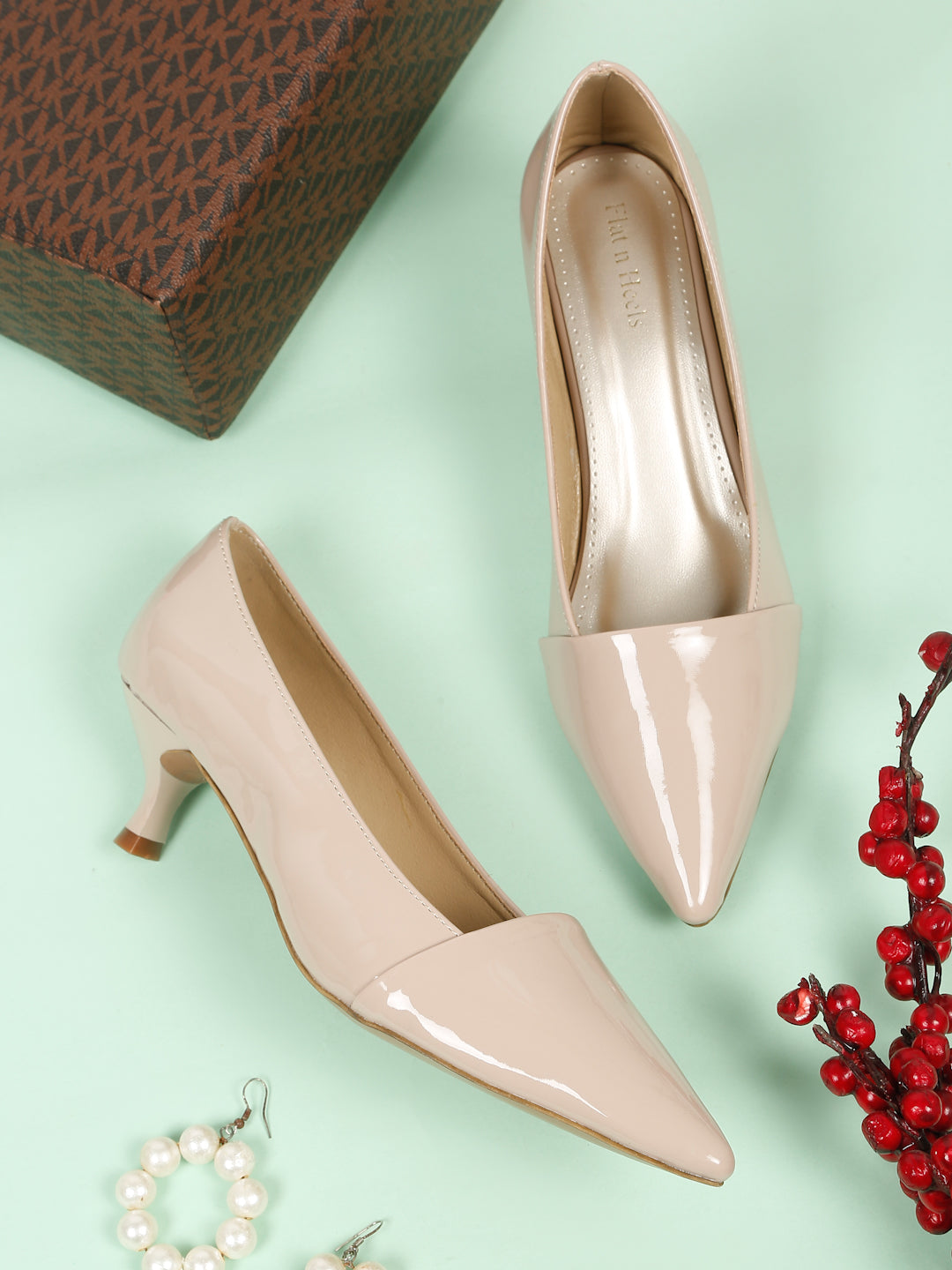 Casual Fashion Closed Back Kitten Pumps