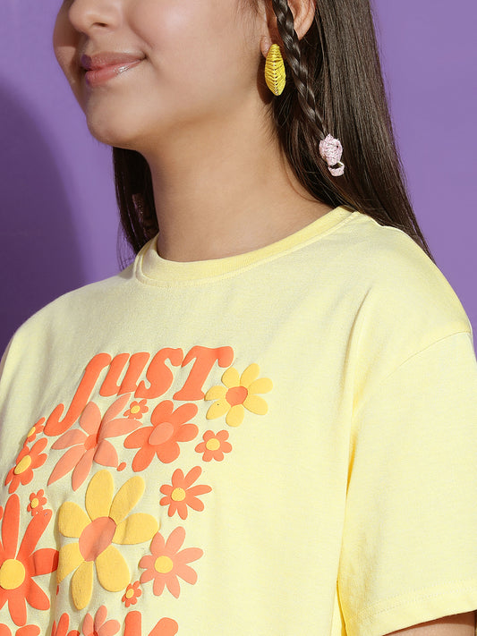 Girls Cotton Crop Top