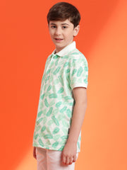Lil Tomatoes Boys Cotton Polo T-shirt