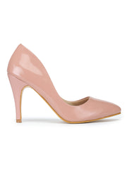 Casual Fashion Pumps 4 Inches Stiletto Closed Back Pointed Toe Heels