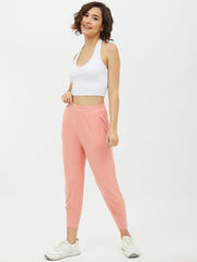 Women's Maroon Jogger Style Trousers
