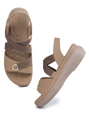 Casual Backstrap Round Toe Heels