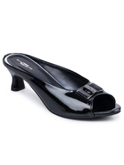 Casual Fashion Sandals Open Back Kitten Heels