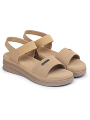 Casual Ankle Loop Round Toe Heels