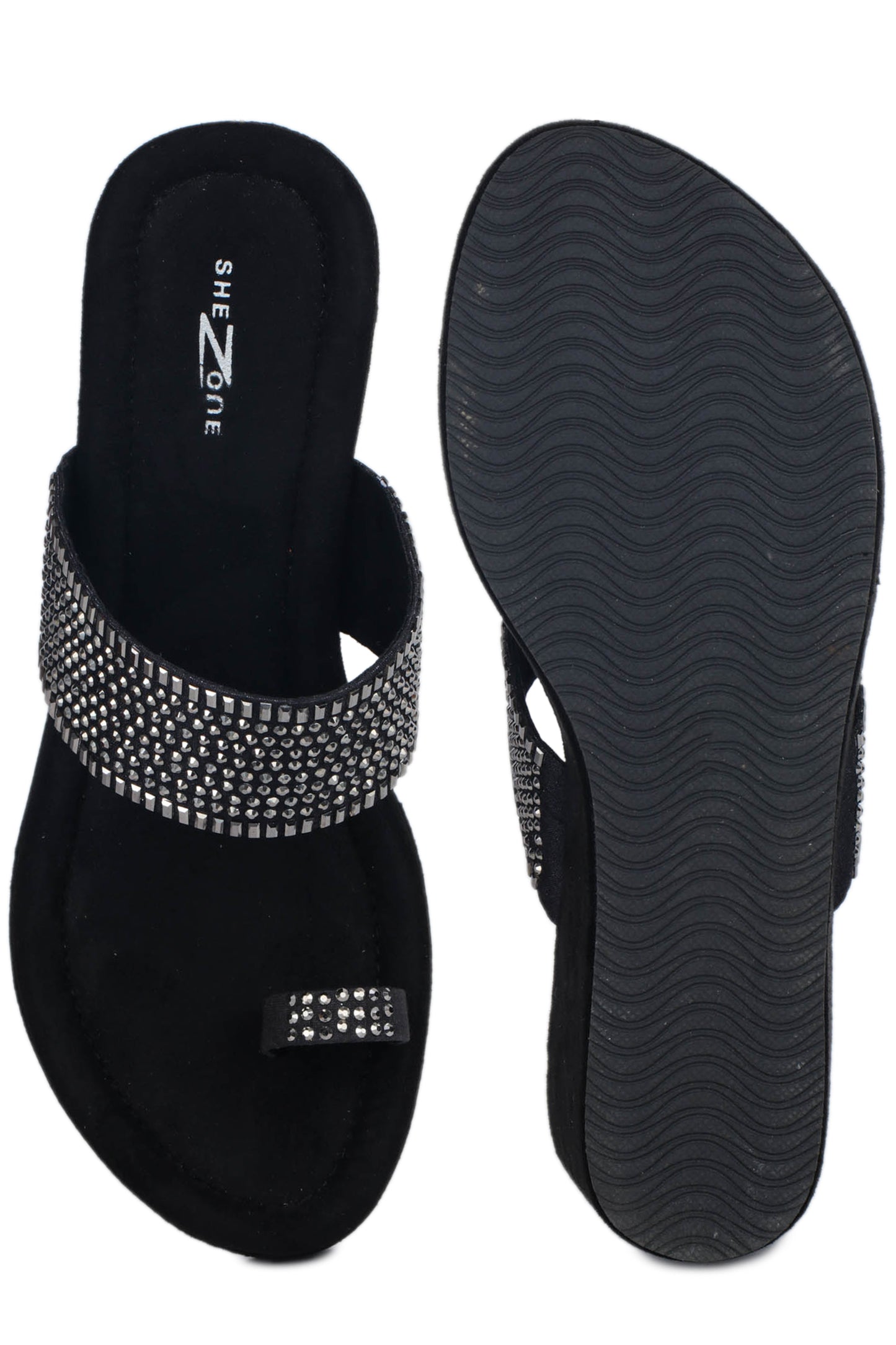 Casual Fashion Sandals 3 Inches Wedge Open Back Round Toe Heels