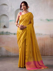 ASTITA - Light Tissue Silk Saree with Border - Classic Ethnic Grace