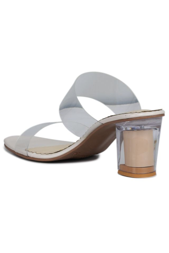 Shezone - Fashion Open Back Sandal 3 inches Block Heels
