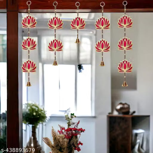 Lotus wall Hangings Backdrop Decoration Handmade Wall Hanging Home decor festival decorative items