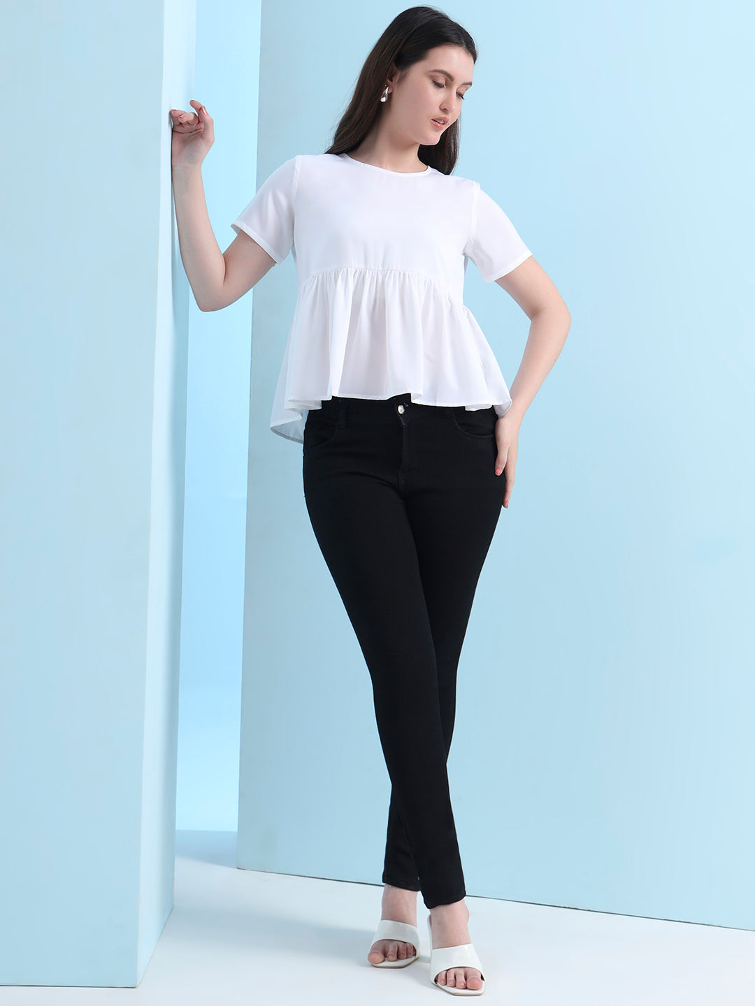 casual raglan sleeves solid women top 8