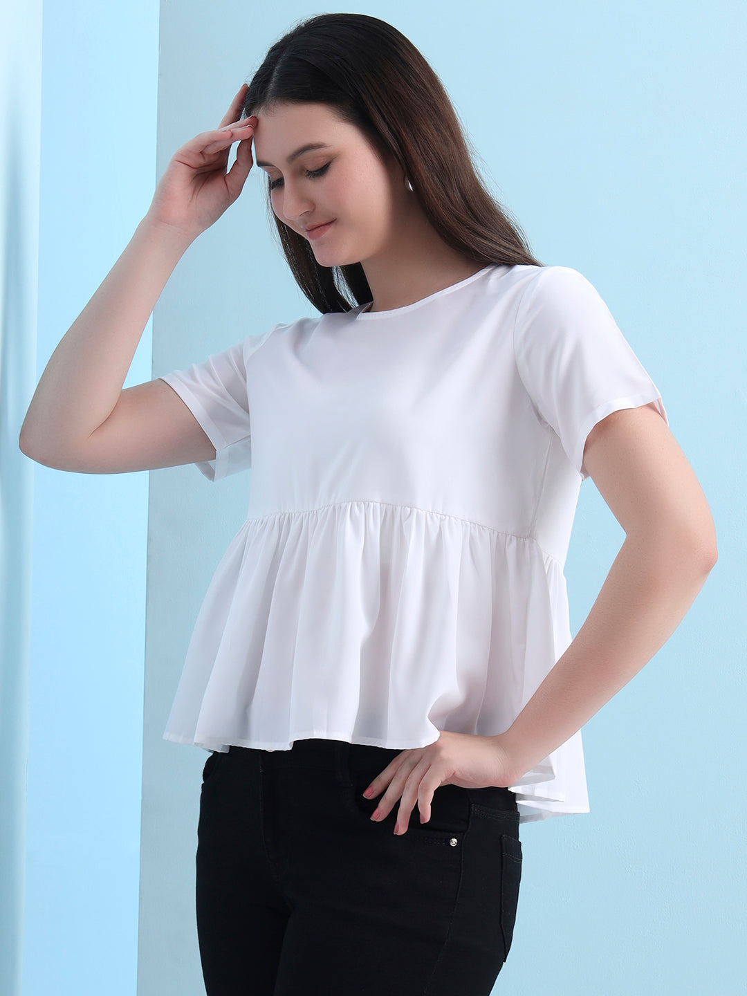 casual raglan sleeves solid women top 8